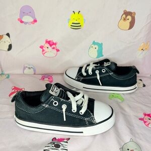 Converse Chuck Taylor All Star Low Top Black Sneakers - Size 10 Toddler Girl